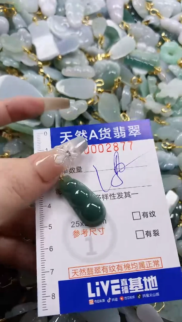 颈饰未镶嵌翡翠天然A货翡翠