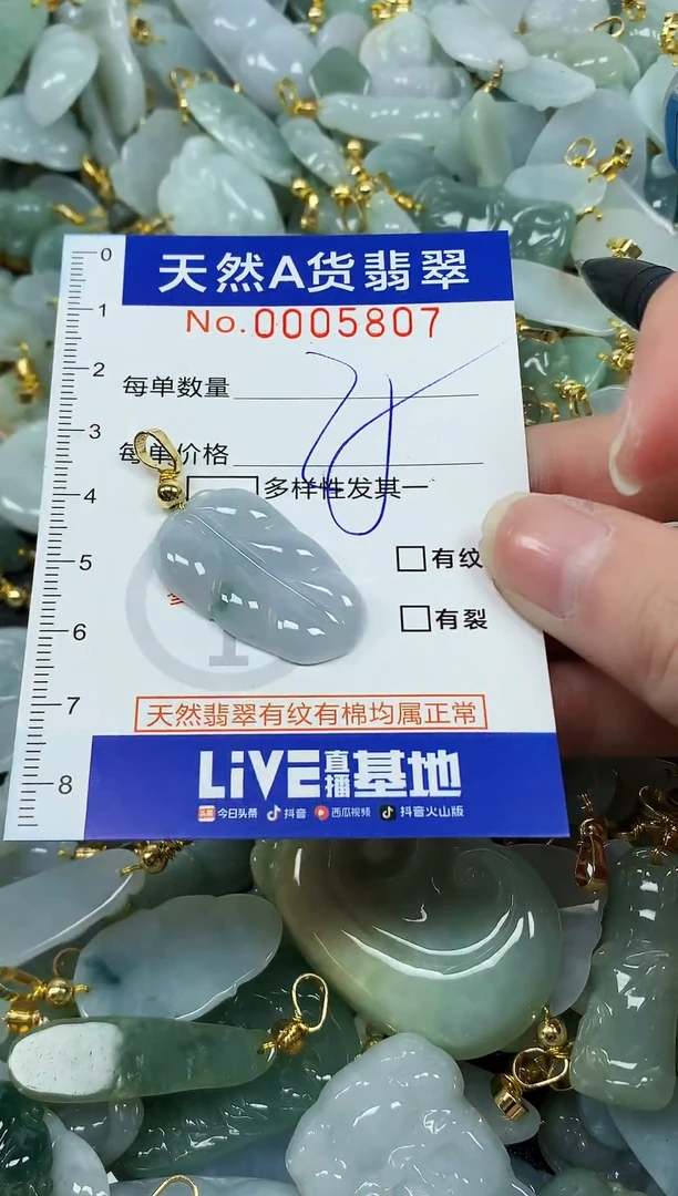 颈饰未镶嵌翡翠纯天然a货翡翠