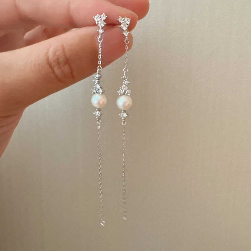 风雪初晴 冰雪耳钉【沙曼诸暨行】手工百搭素款耳饰多样性发其1