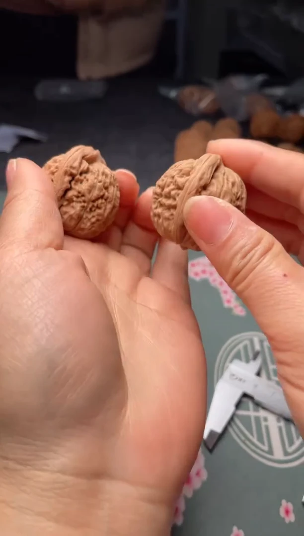 把件文玩核桃w251  莲花 35尺