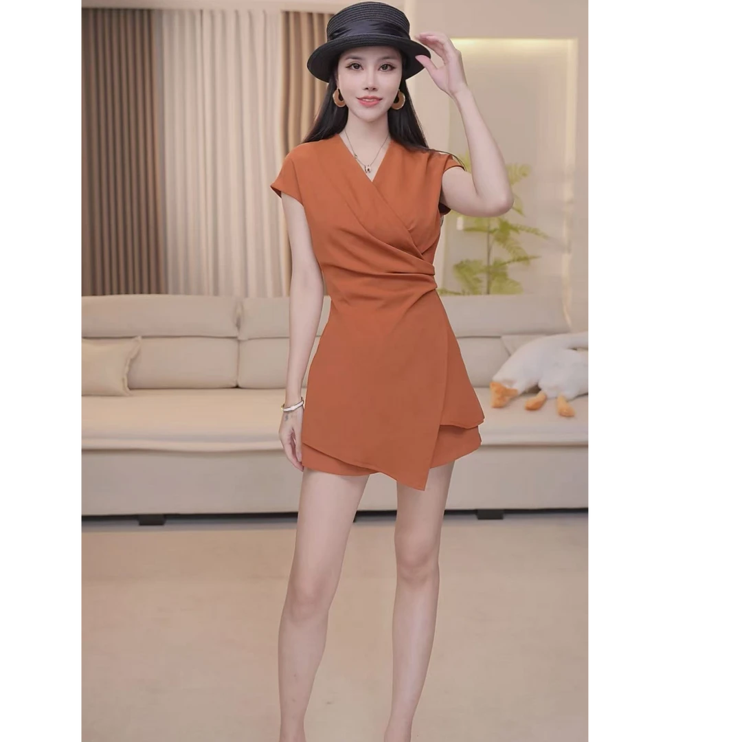 【两件套】A280 夏季搭配一整套时尚减龄收腰两件套装女