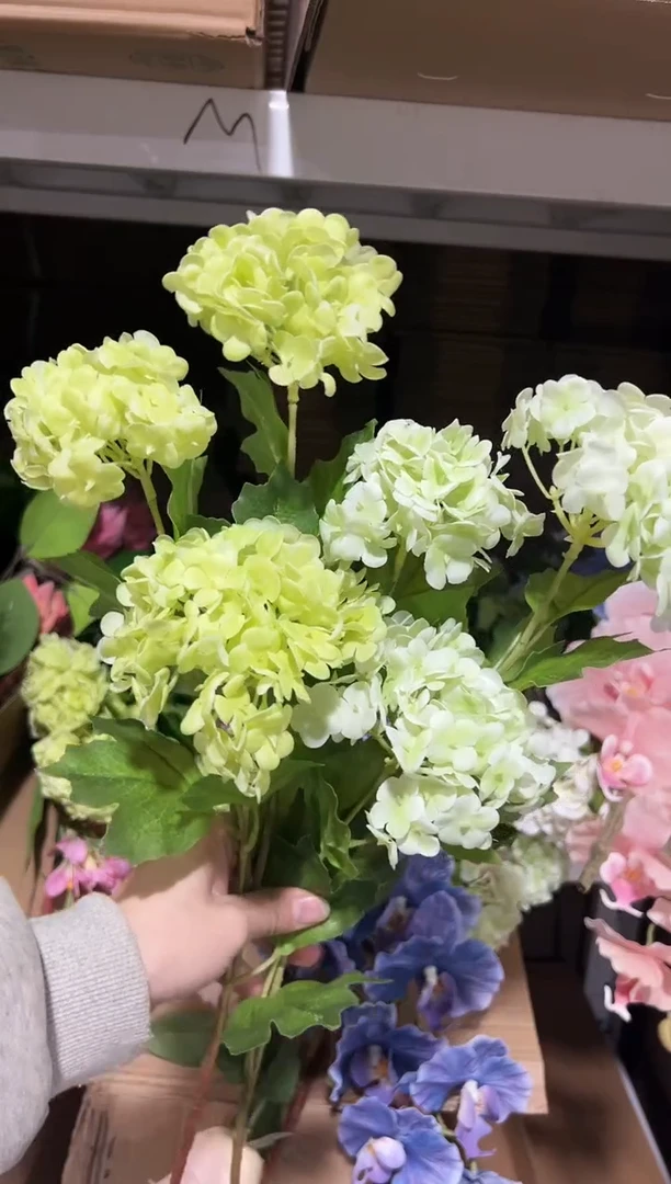 2枝混色手感雪球