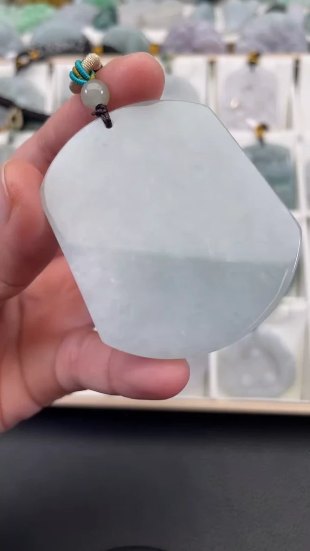 颈饰未镶嵌翡翠天然缅甸翡翠A货229