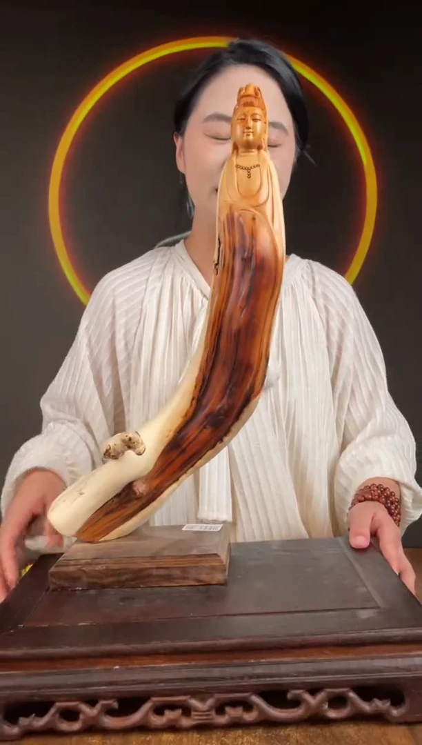 柏木（崖柏）手工摆件,先抢先得! 编号:255