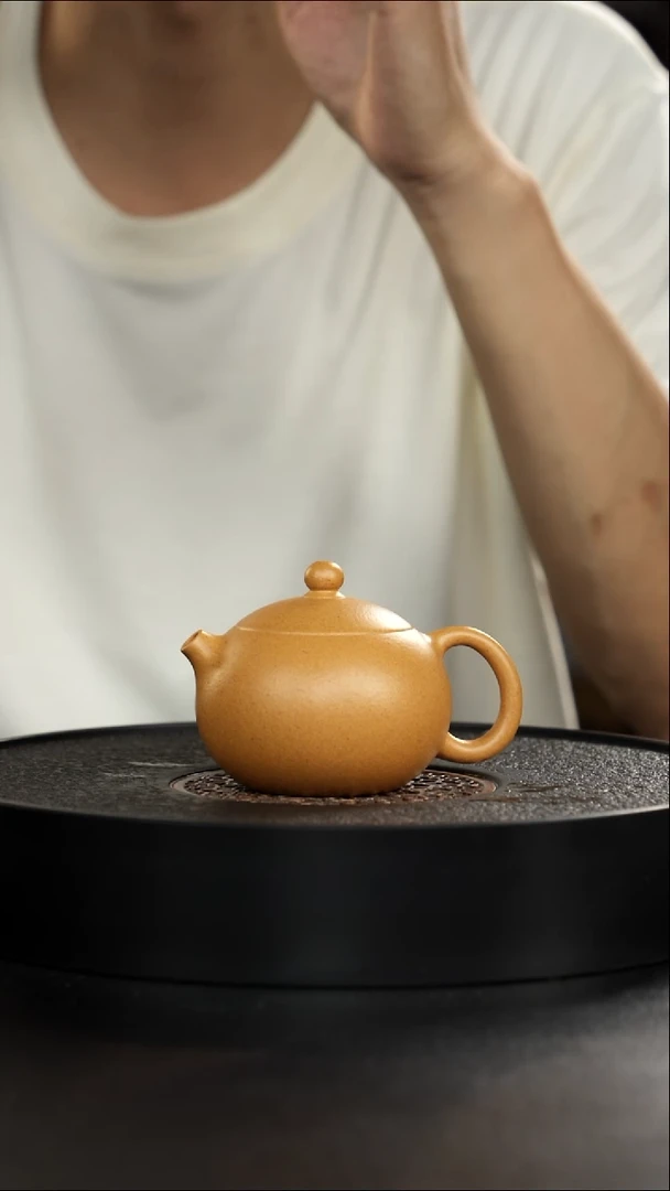 茶壶紫砂老宕口天花板黄金段西施大漏