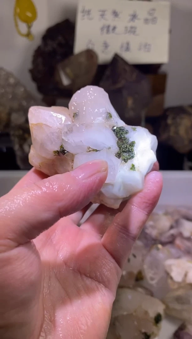 未镶嵌珠宝半成品水晶85号四川超七花园水晶