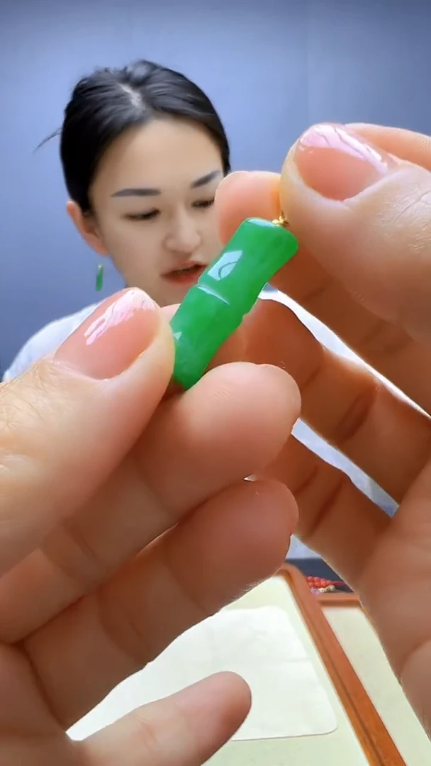 静柏甄选diy颈饰竹节吊坠