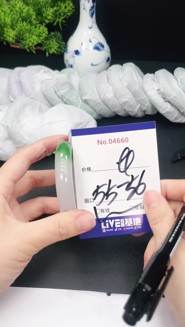 未镶嵌手镯翡翠4660