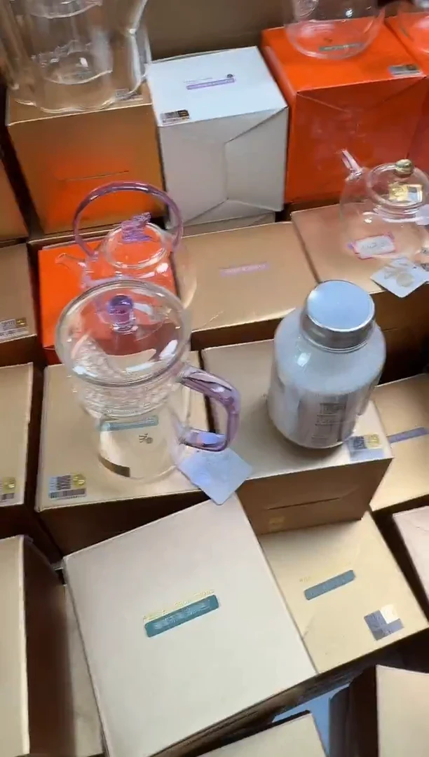 @@禾器晶彩简尚杯浅紫色+茶垢清洁剂1