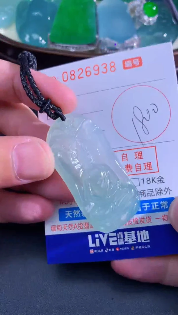 颈饰未镶嵌翡翠天然A货翡翠