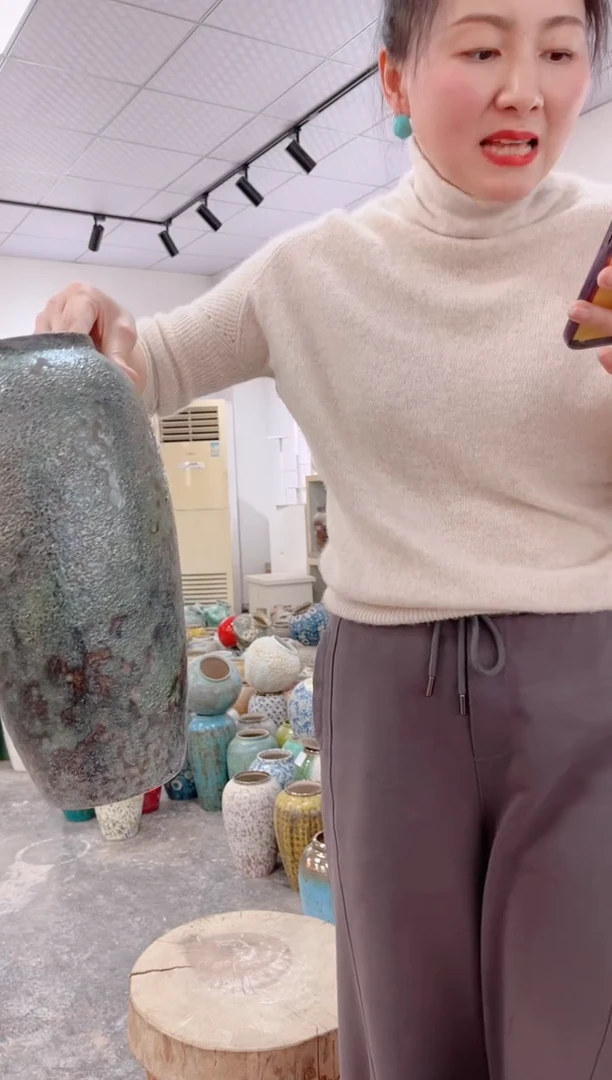 【闪购商品】瓶孤品 微瑕陶瓷花瓶 无花zd441