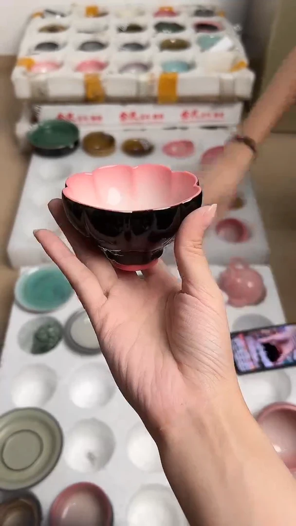 龙泉云间青瓷小米茶器