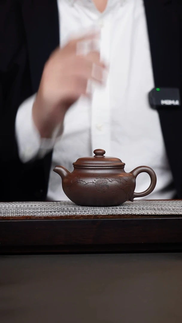 茶壶紫砂韩惠琴·朱泥柴烧仿古
