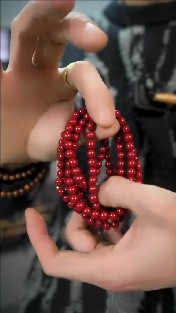 【闪购商品】9999紫砂0.6工艺品多圈圆珠