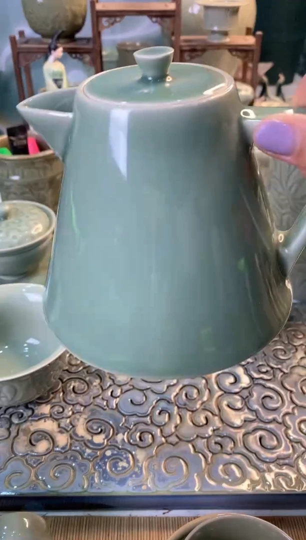 瓷片微瑕处理 陕科大茶壶 一个