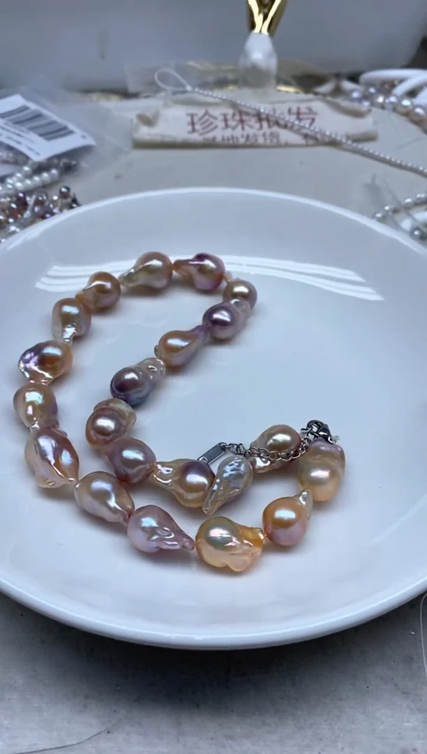 淡水珍珠未镶嵌颈饰巴洛克