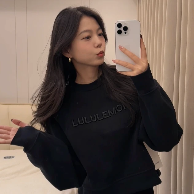 lululemon/露露乐蒙加拿大现货Scuba Pullover Worldmark圆领卫衣
