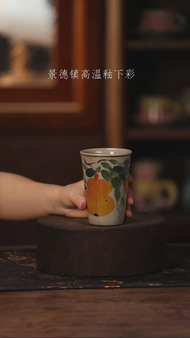 陶瓷景德镇高温釉下手绘陶瓷207
