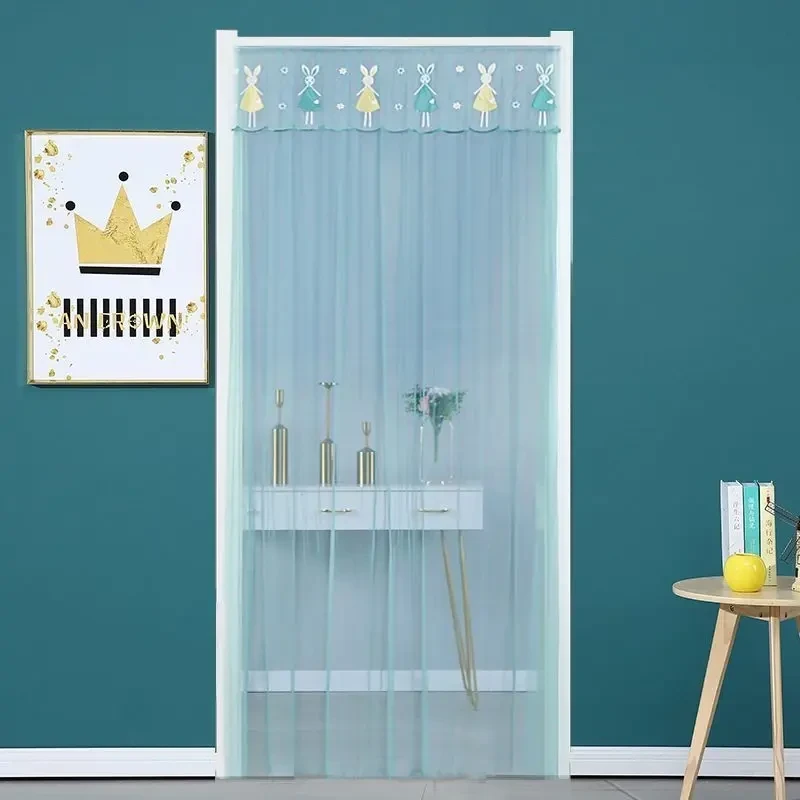 夏季防蚊虫免打孔门帘隔断帘厨房卧室装饰帘防蝇单开门防蚊蝇