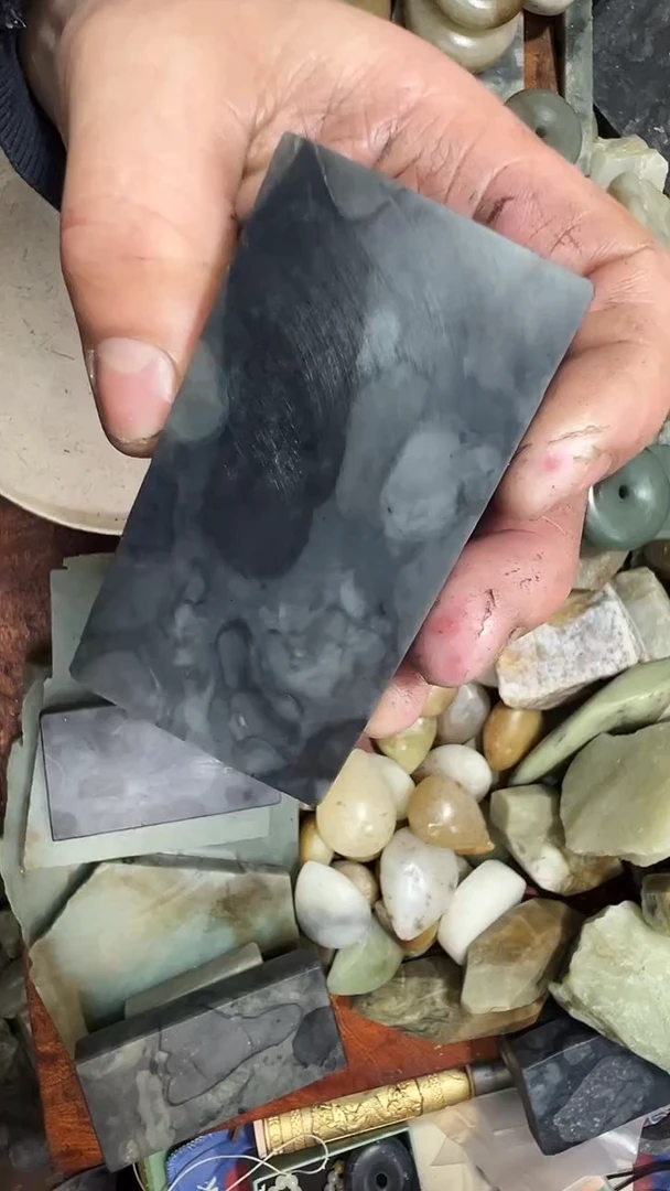 未镶嵌和田玉珠宝半成品1