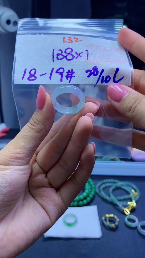 未镶嵌定制翡翠暖*戒圈#138元-毛货需精细抛光