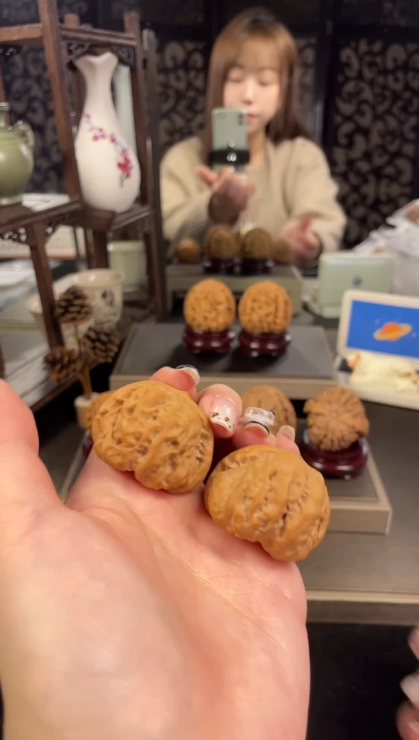 【闪购商品】文玩核桃把件蛤蟆头39尺-14