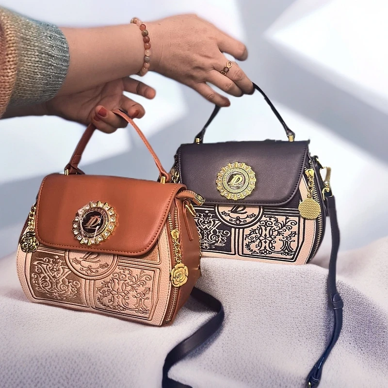 新疆包邮 2025 新款花边高级感潮流时尚单间长带斜挎包春夏女士