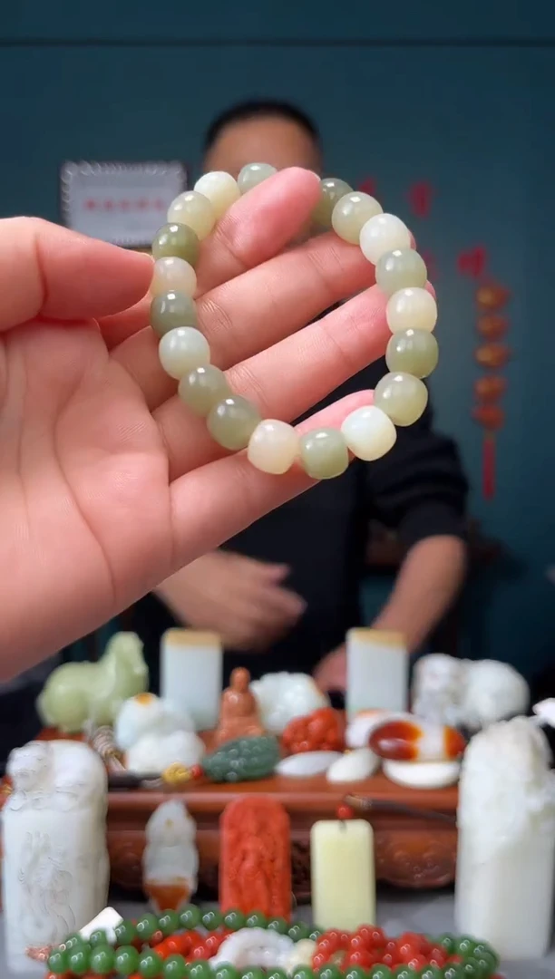 【闪购商品】和田玉手串未镶嵌手串9+