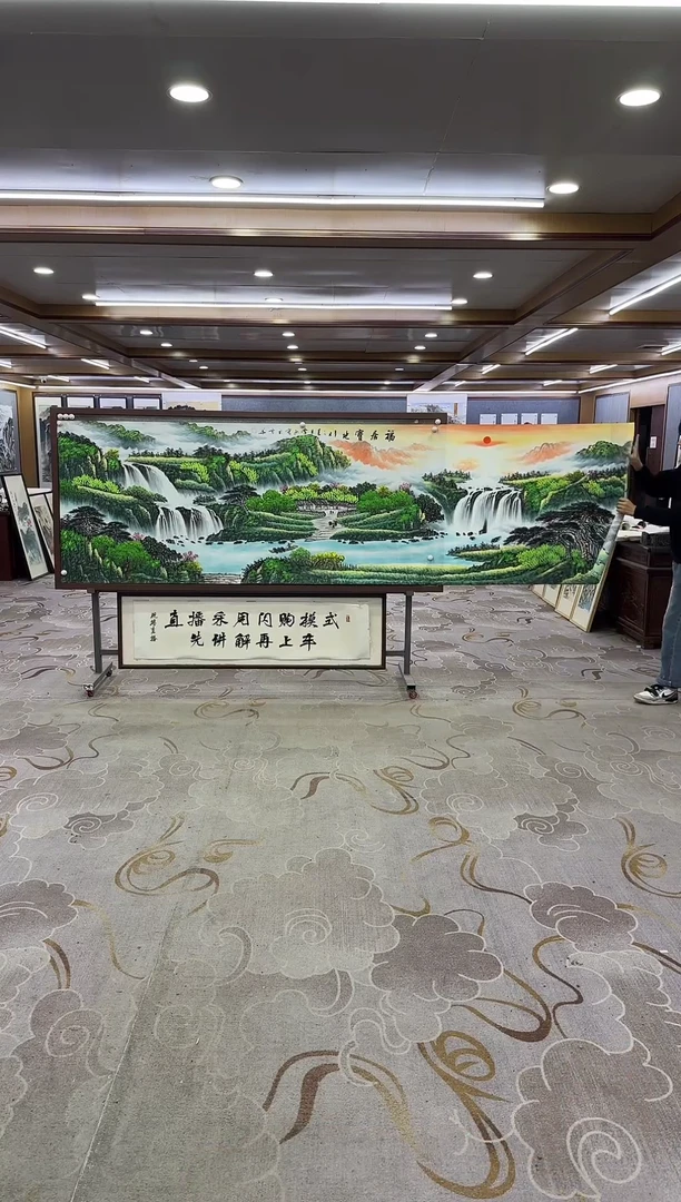 绘画绘画Y-刘雪红-小丈二-山水画