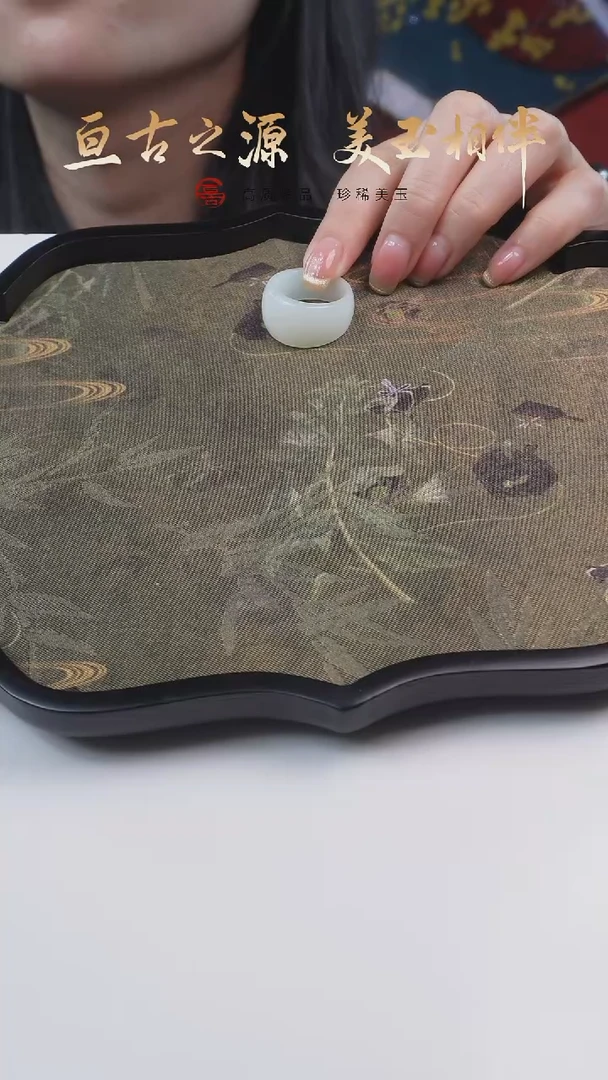 和田玉戒指未镶嵌55