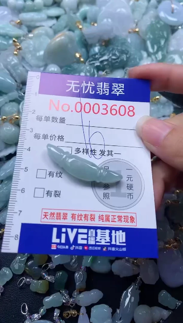 颈饰未镶嵌翡翠3608