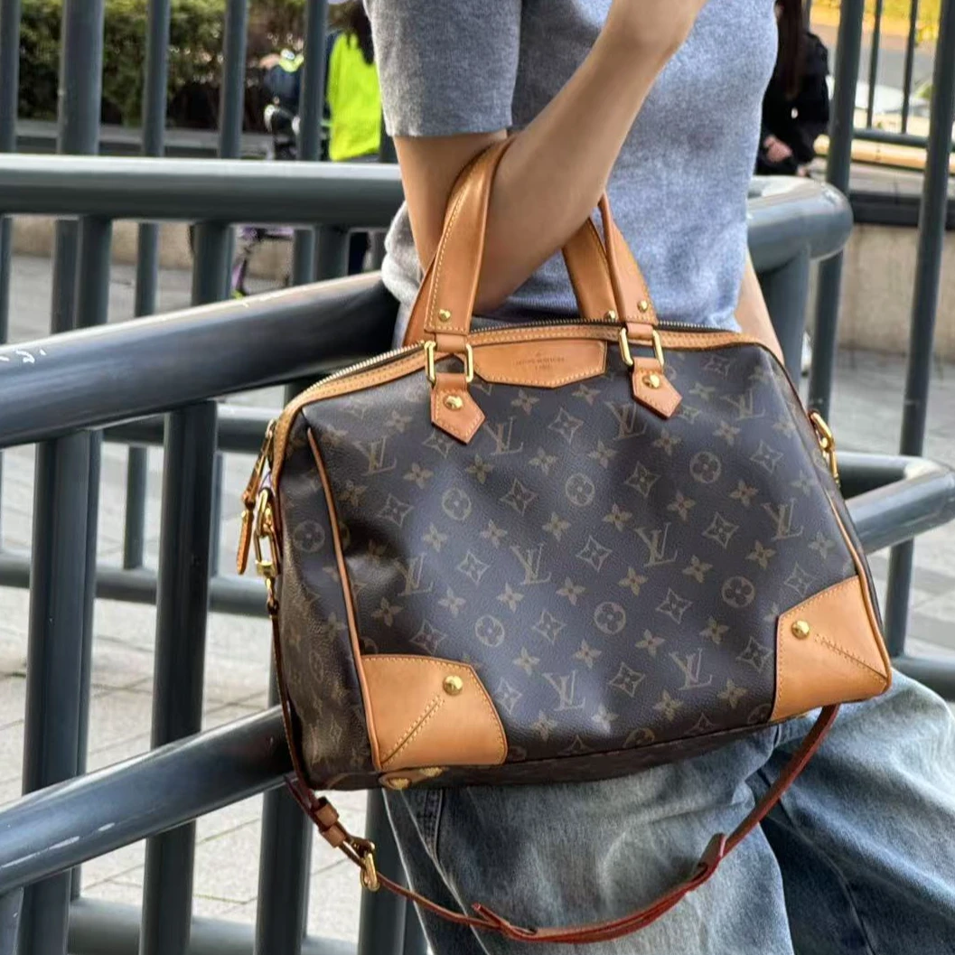 95新 LouisVuitton/路易威登 15691019 LVretiro机场包小号原肩缺