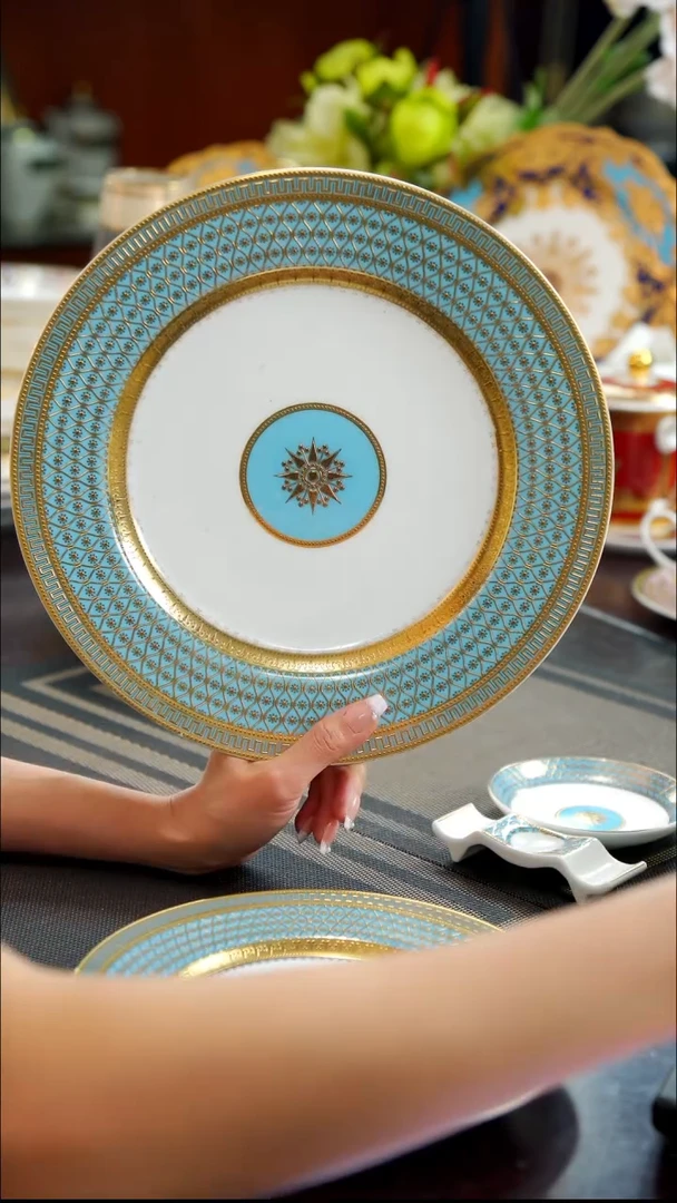 瓷片10.5英寸平盘   1个