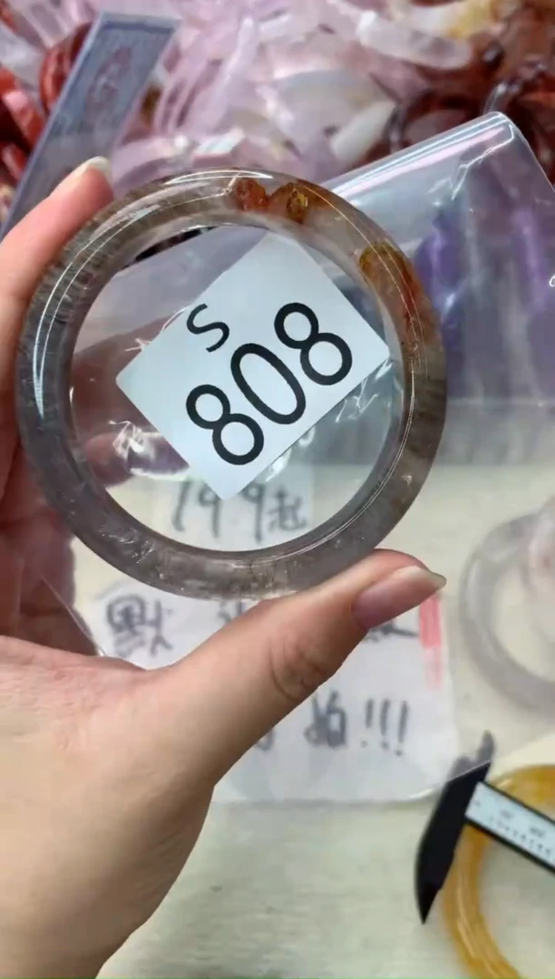未镶嵌手镯水晶S808-55