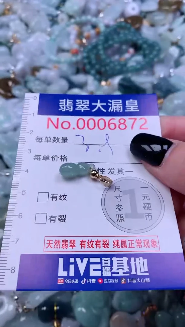 颈饰未镶嵌翡翠6872