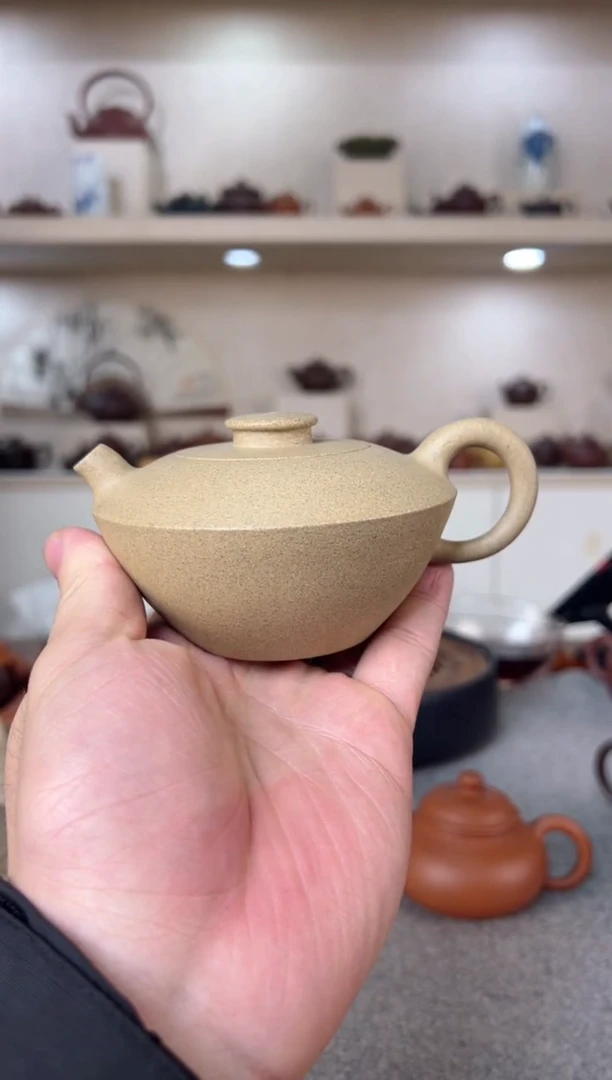 【闪购商品】紫砂茶壶巨轮壶 段泥 半手工