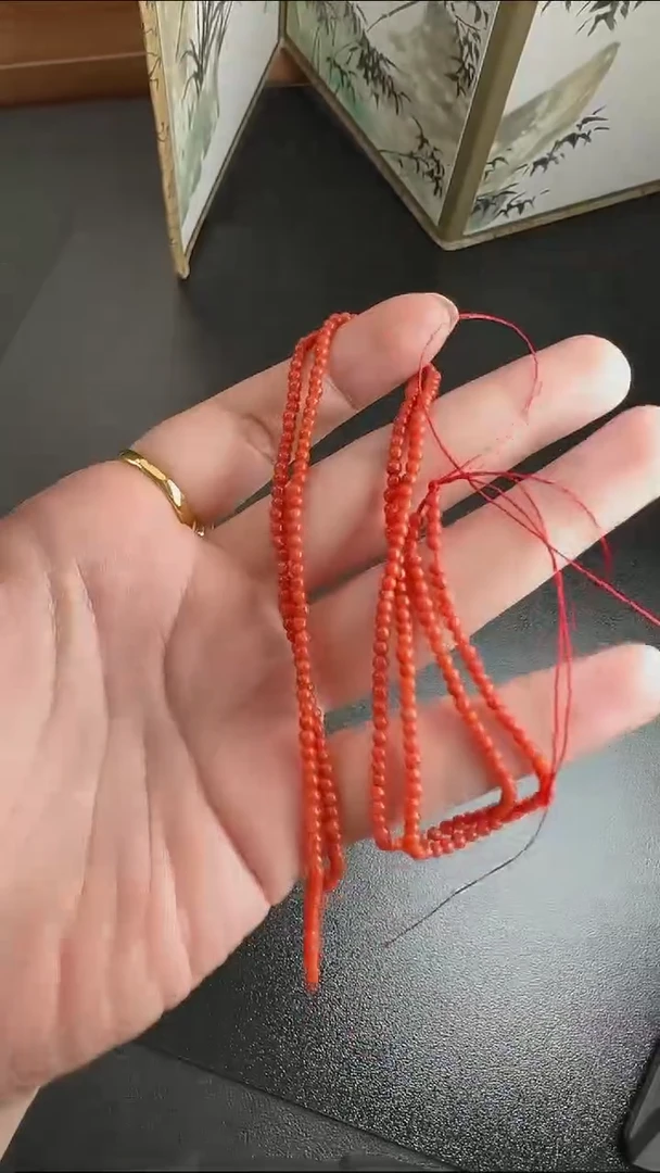 【闪购商品】南红玛瑙颈饰未镶嵌WY0213075卡2+mm