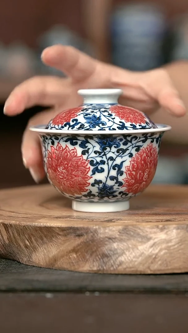 手绘手绘高温现代瓷  气  金刚佛连大布袋150cc