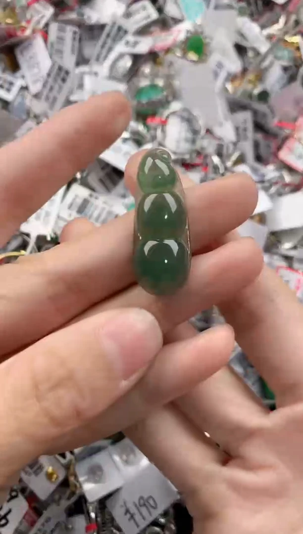 未镶嵌戒指翡翠444  2