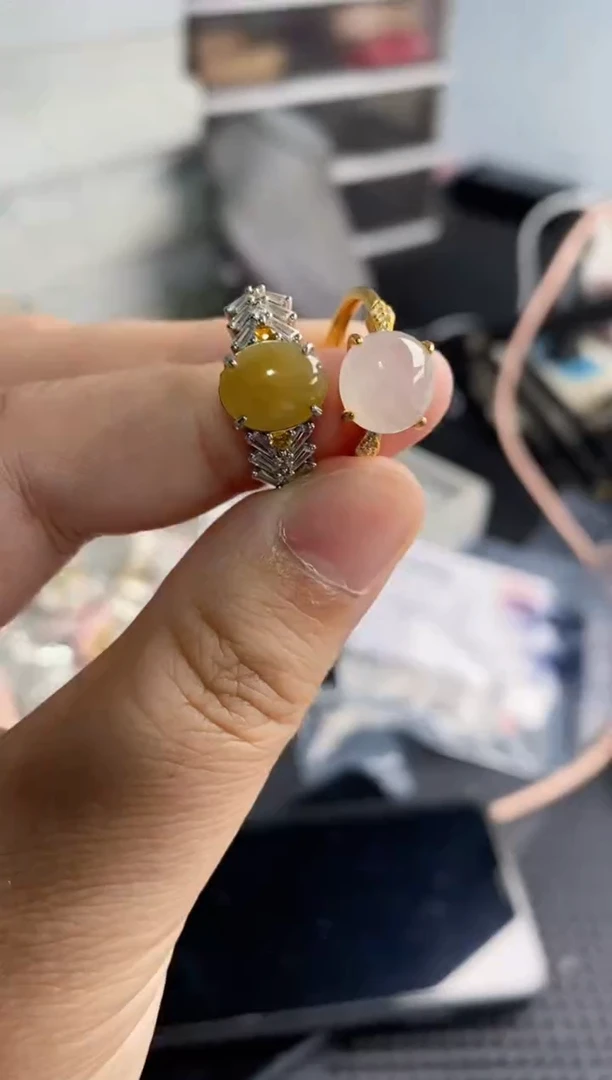 【闪购商品】翡翠戒指银S925镶嵌11111111-8