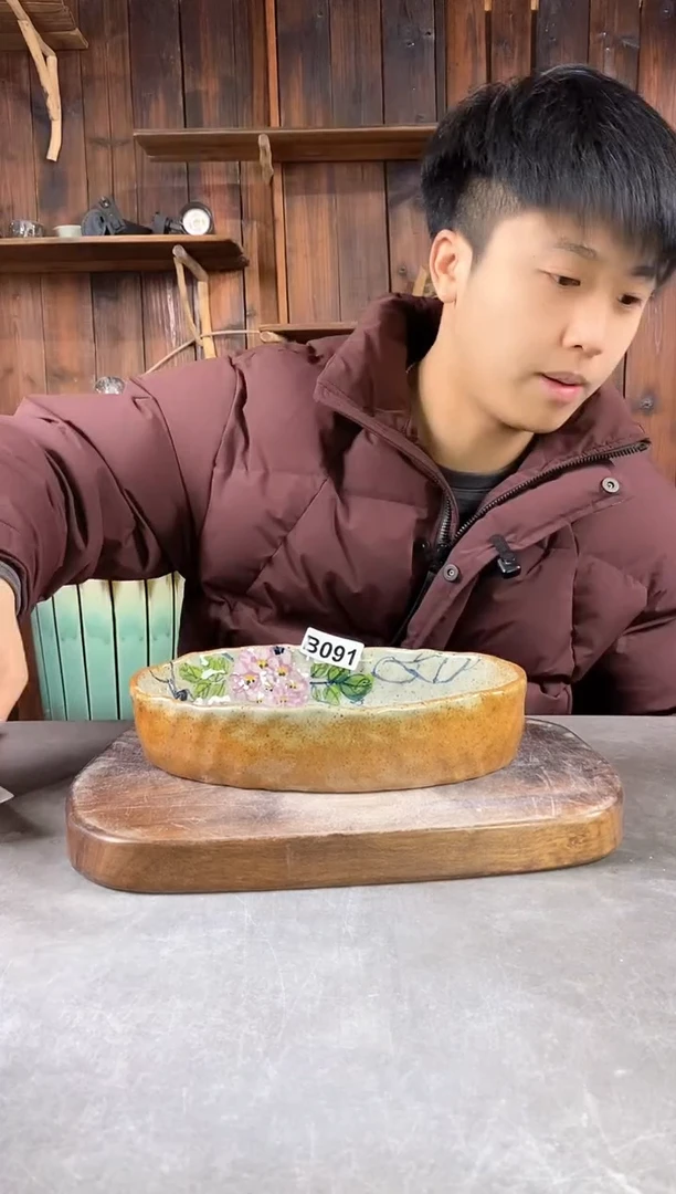 【闪购商品】碗091，手工手绘，新年快乐！