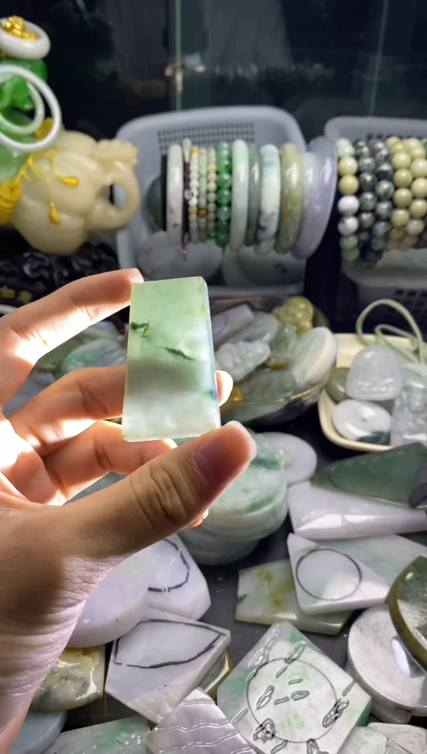 散珠翡翠翡翠A货15