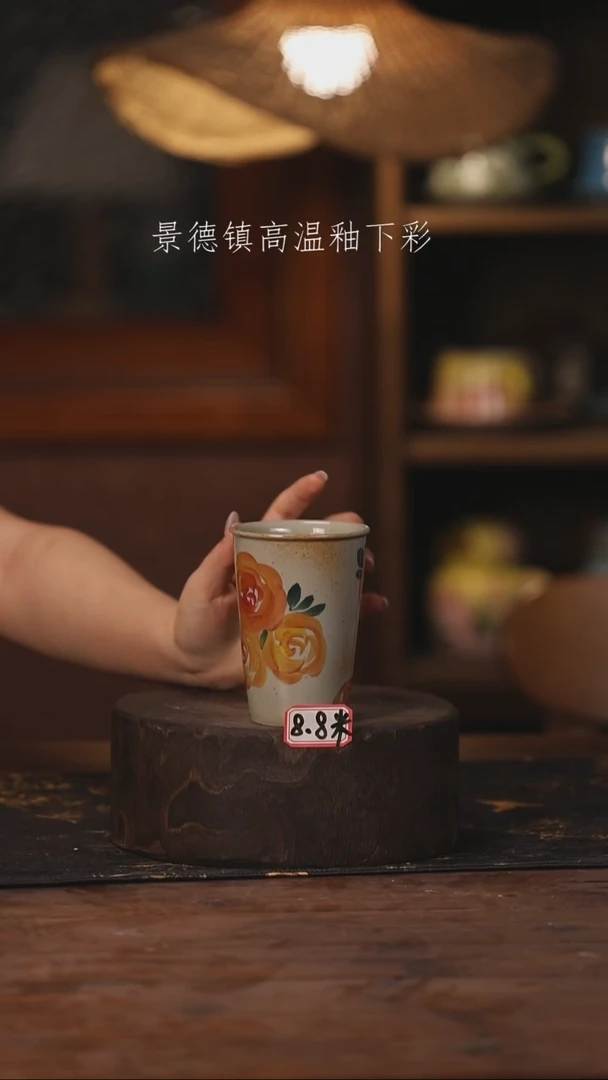 陶瓷景德镇高温釉下手绘陶瓷210
