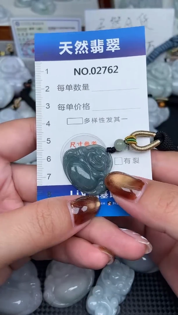 颈饰未镶嵌翡翠纯天然A货翡翠2762