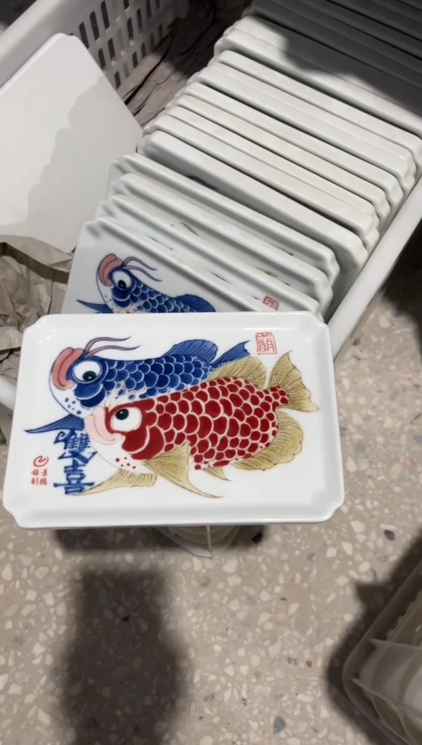 昨明手绘壶承（微瑕价格）