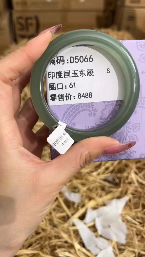 未镶嵌手镯石英质玉D5066