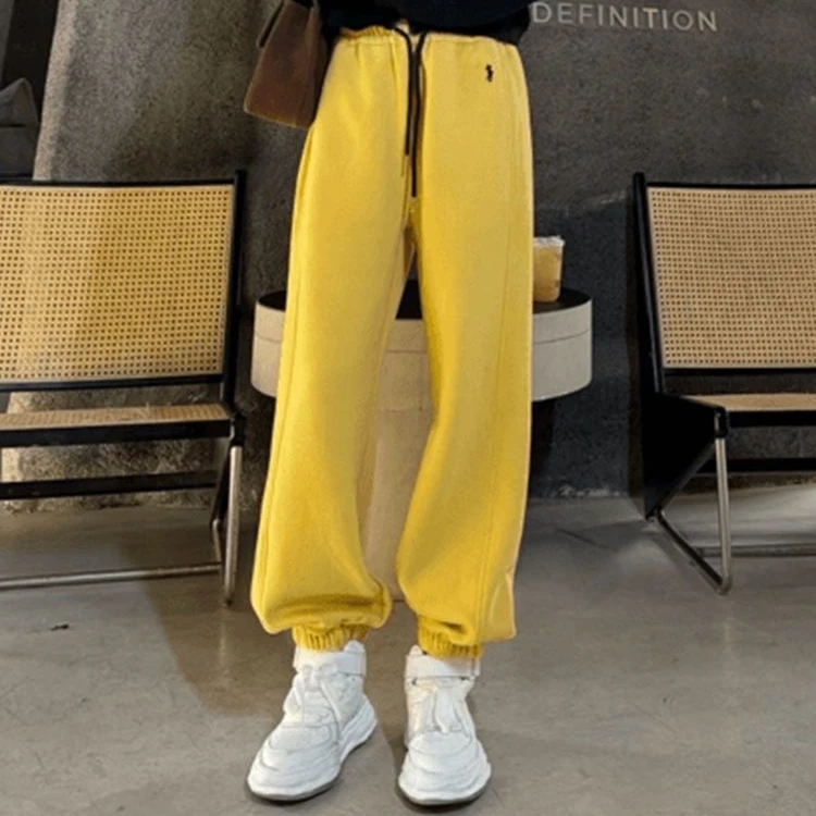 卫裤女2025秋冬季新款宽松显瘦百搭休闲小脚裤宽松长裤