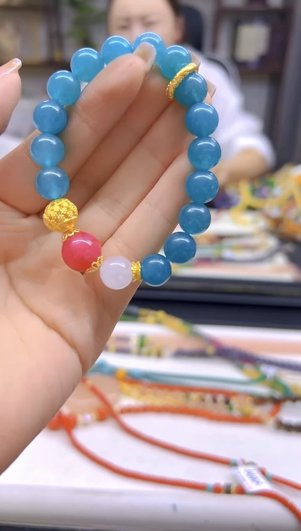 手链未镶嵌天河石DIY款S411