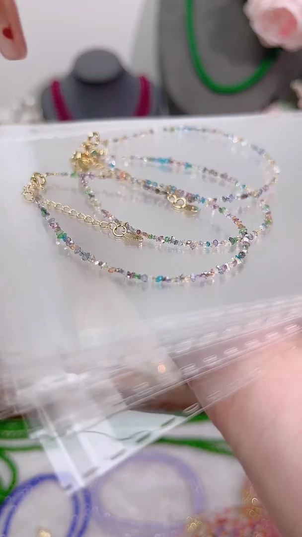 银S925镶嵌手链钻石彩99