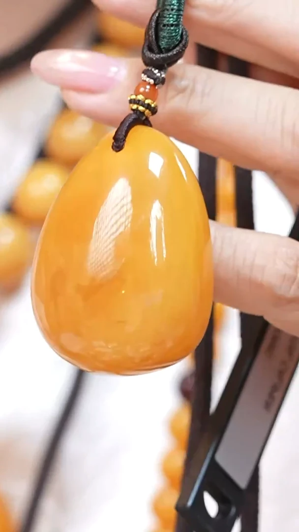 蜜蜡颈饰未镶嵌6159天然蜜蜡珠宝奇石云端妖孽全部保真